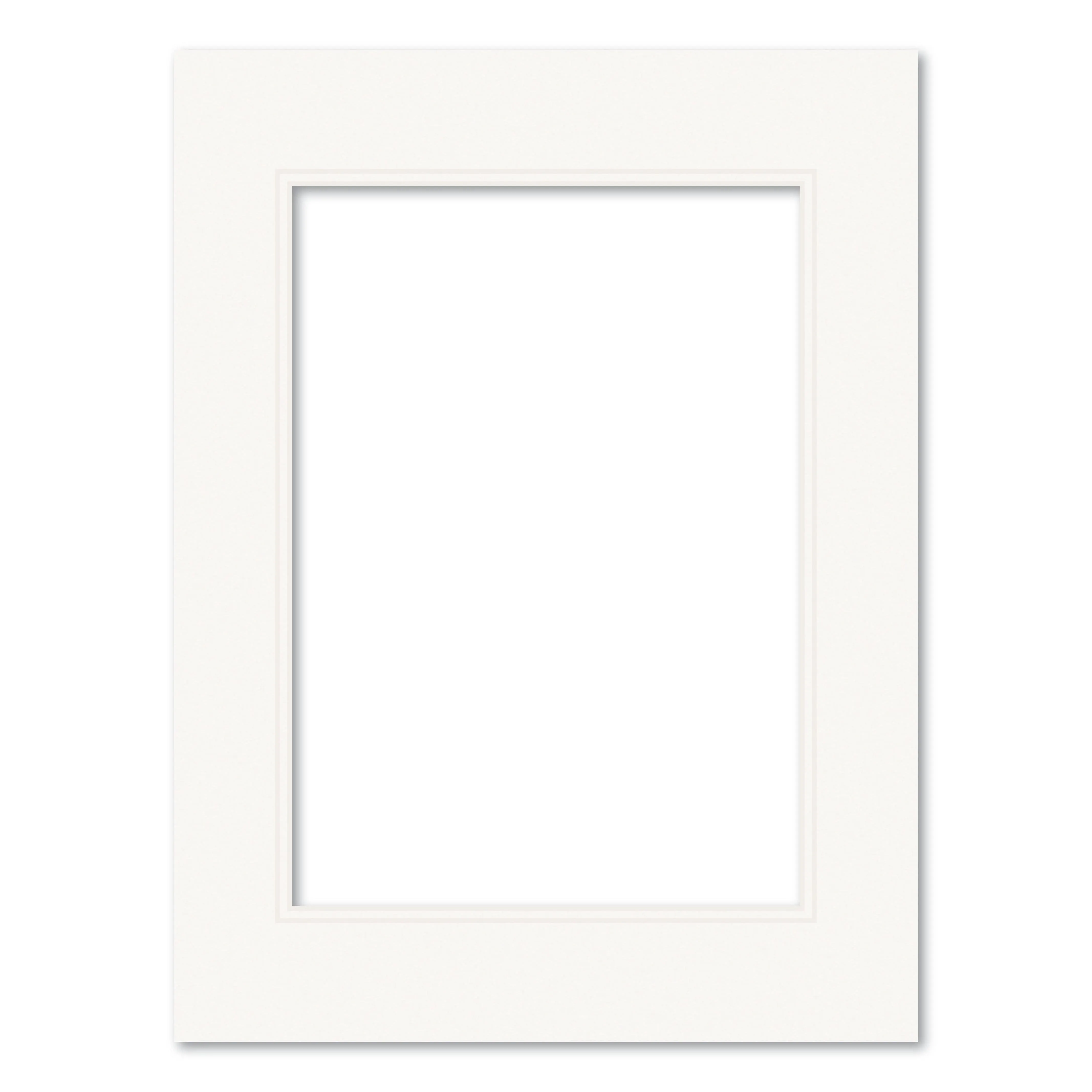 Ice White Double Acid-Free Mat Board