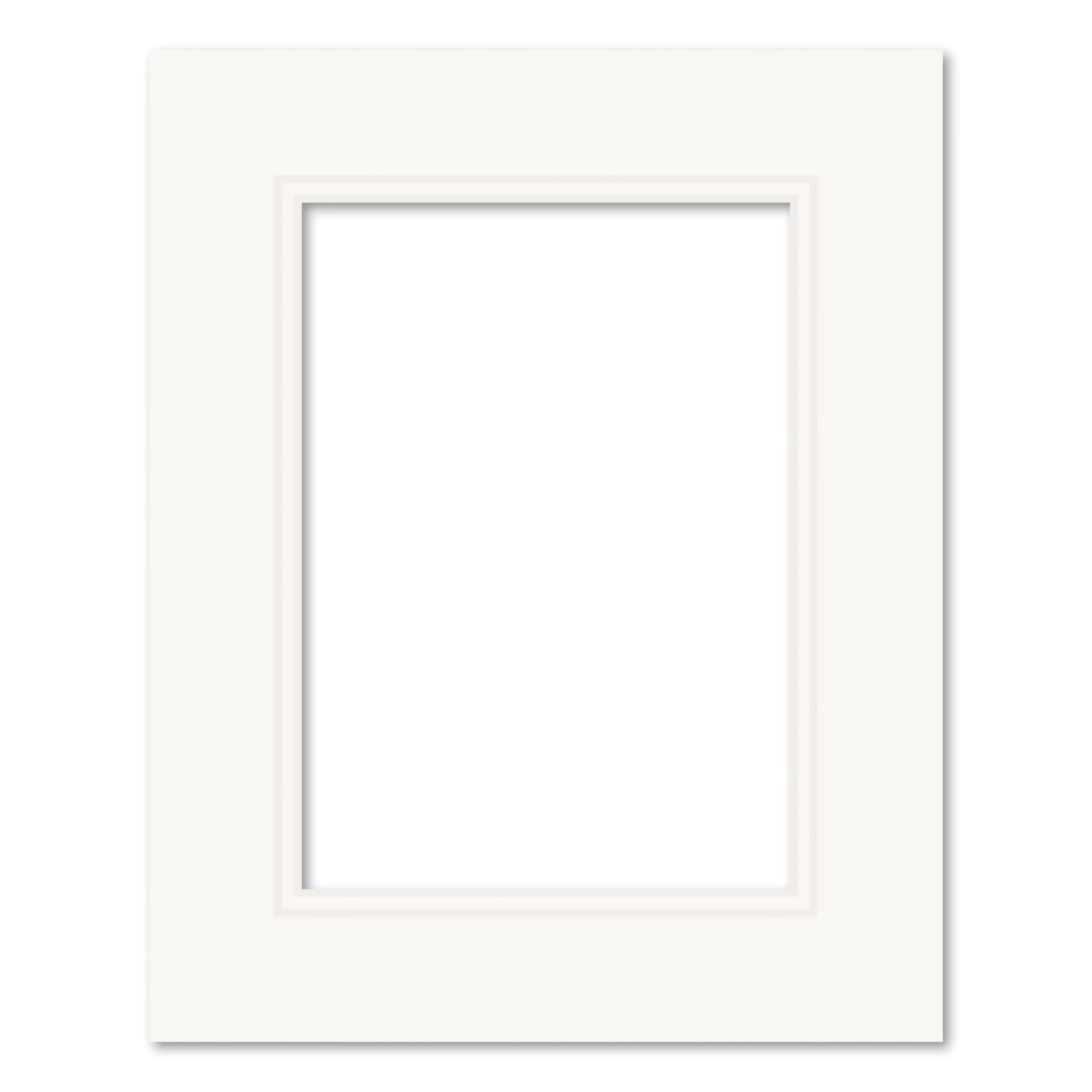 Ice White Double Acid-Free Mat Board
