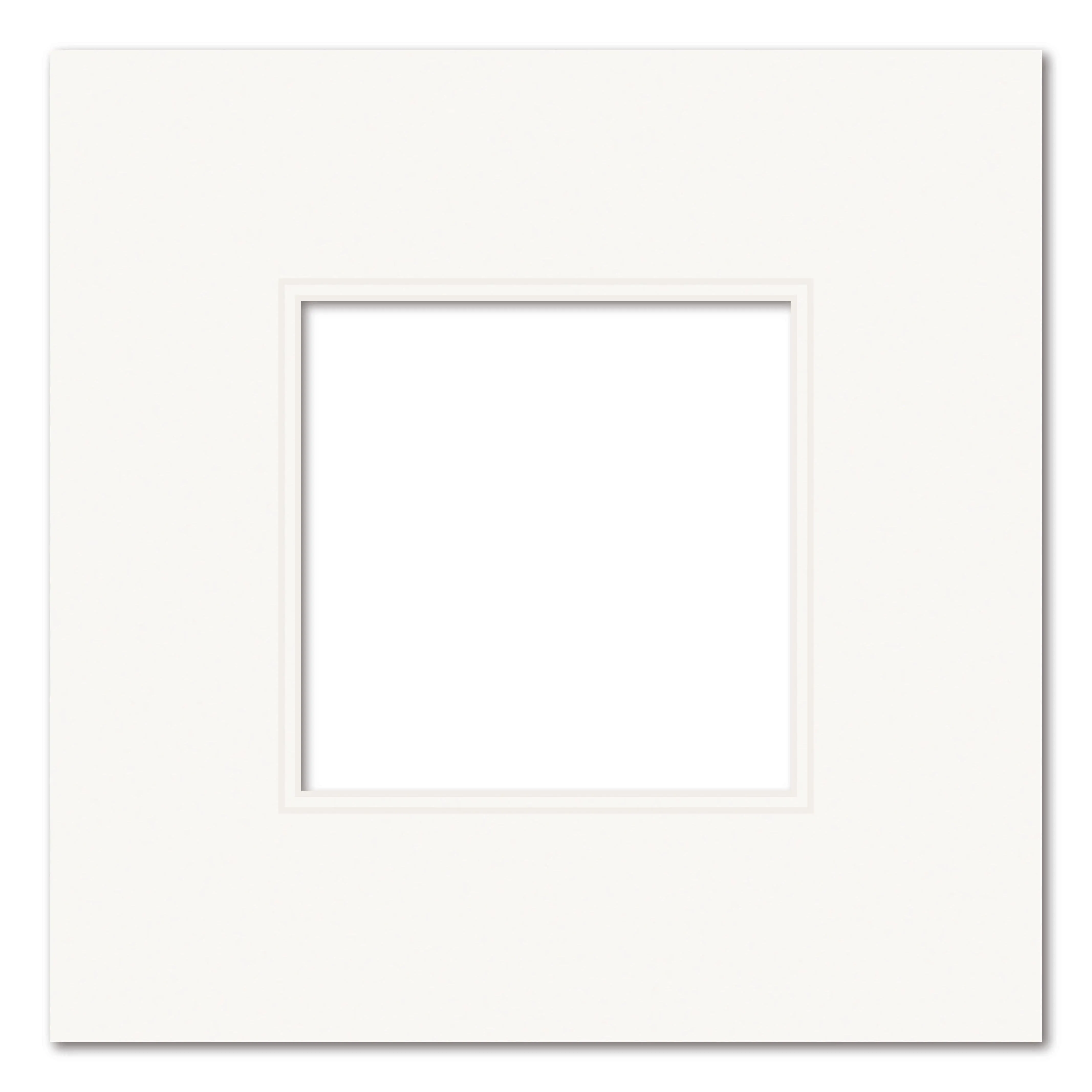Ice White Double Acid-Free Mat Board