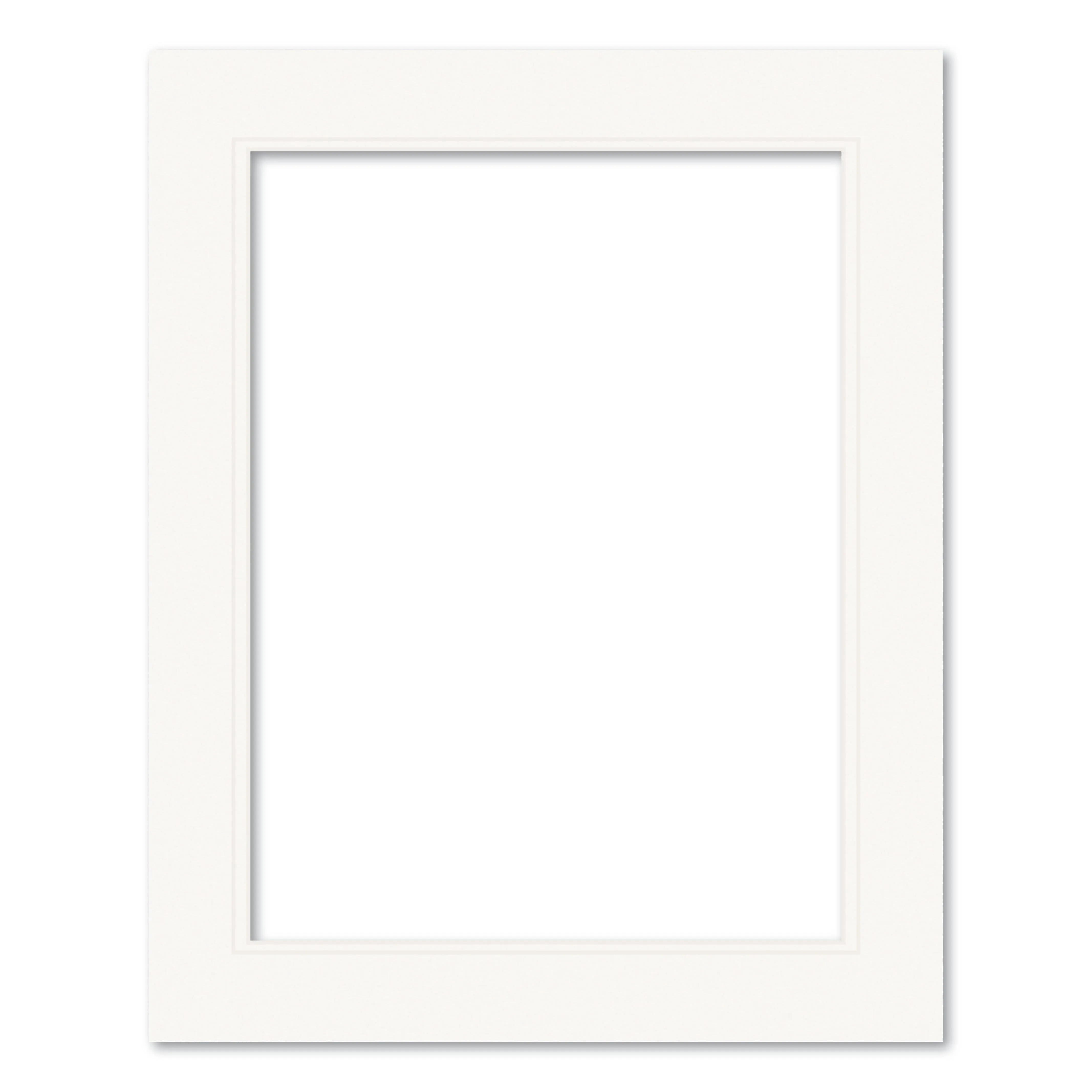 Ice White Double Acid-Free Mat Board