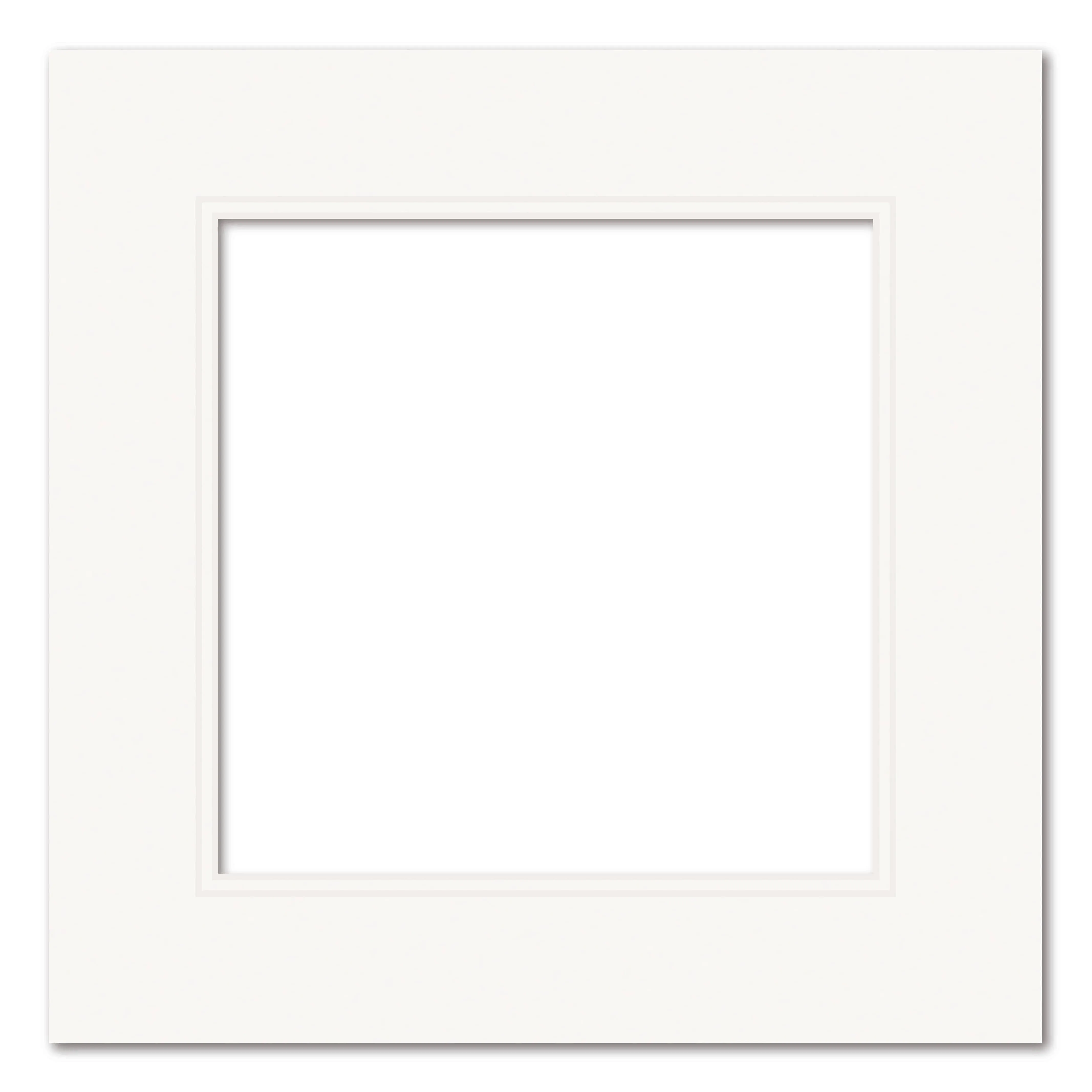 Ice White Double Acid-Free Mat Board