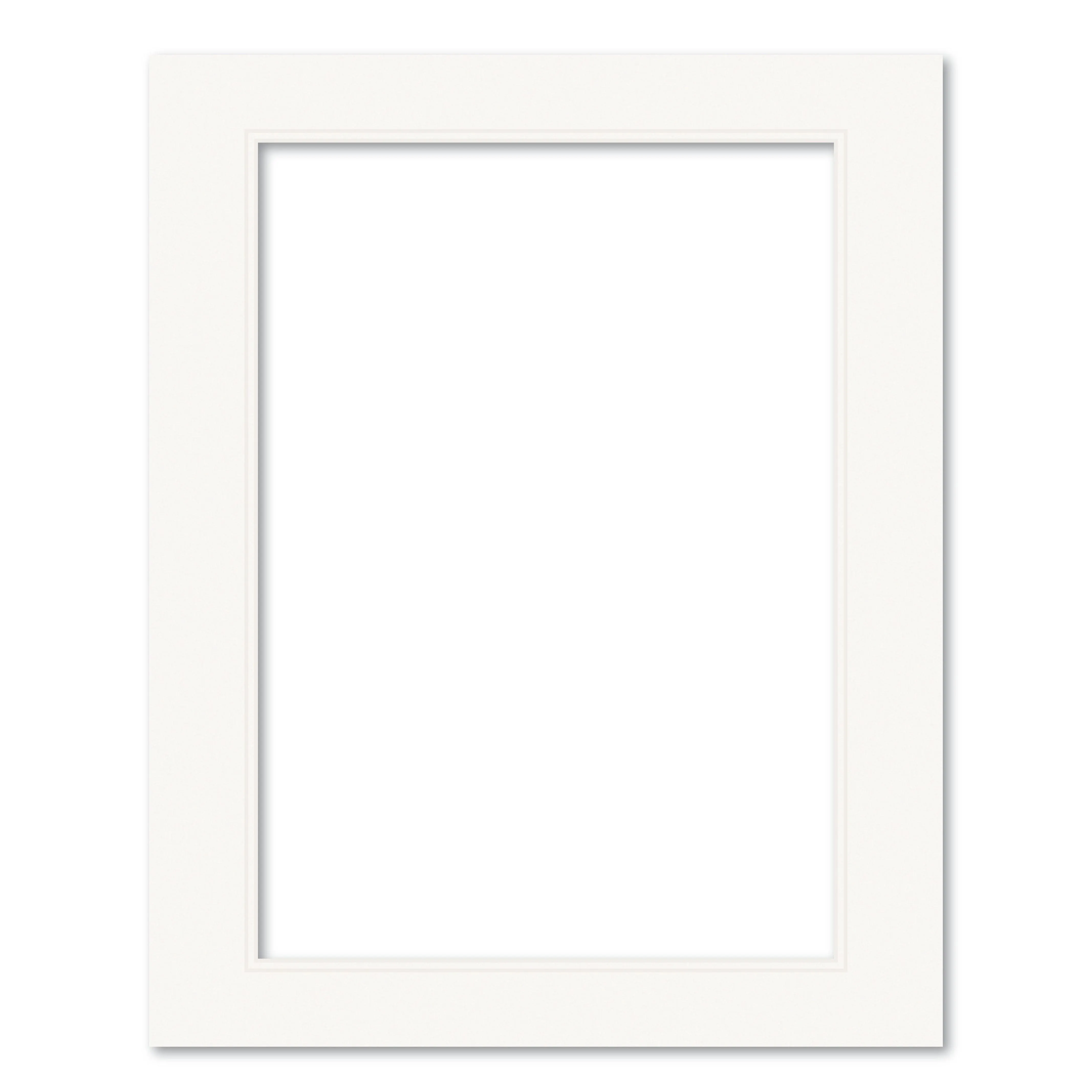 Ice White Double Acid-Free Mat Board