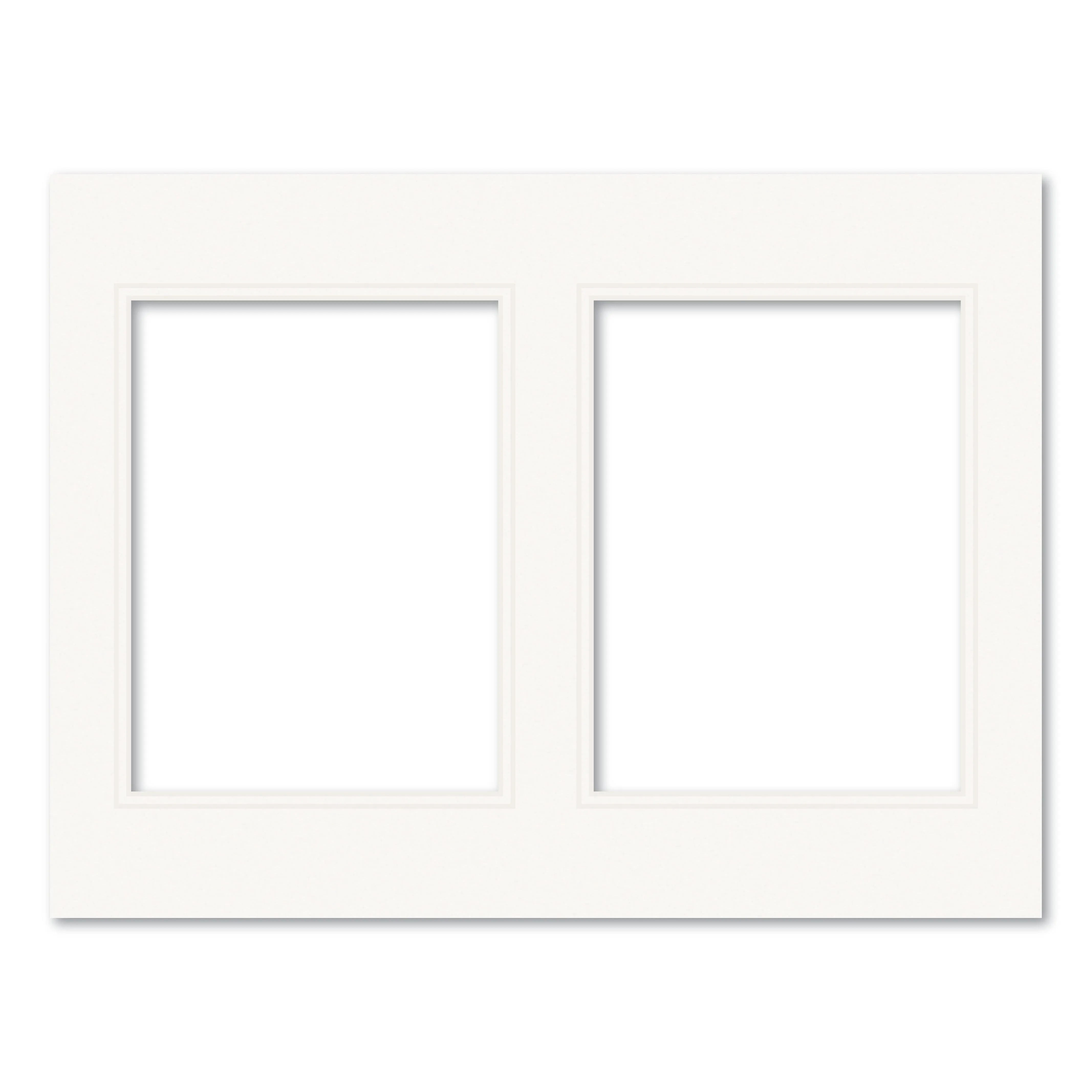 Ice White Double Acid-Free Mat Board