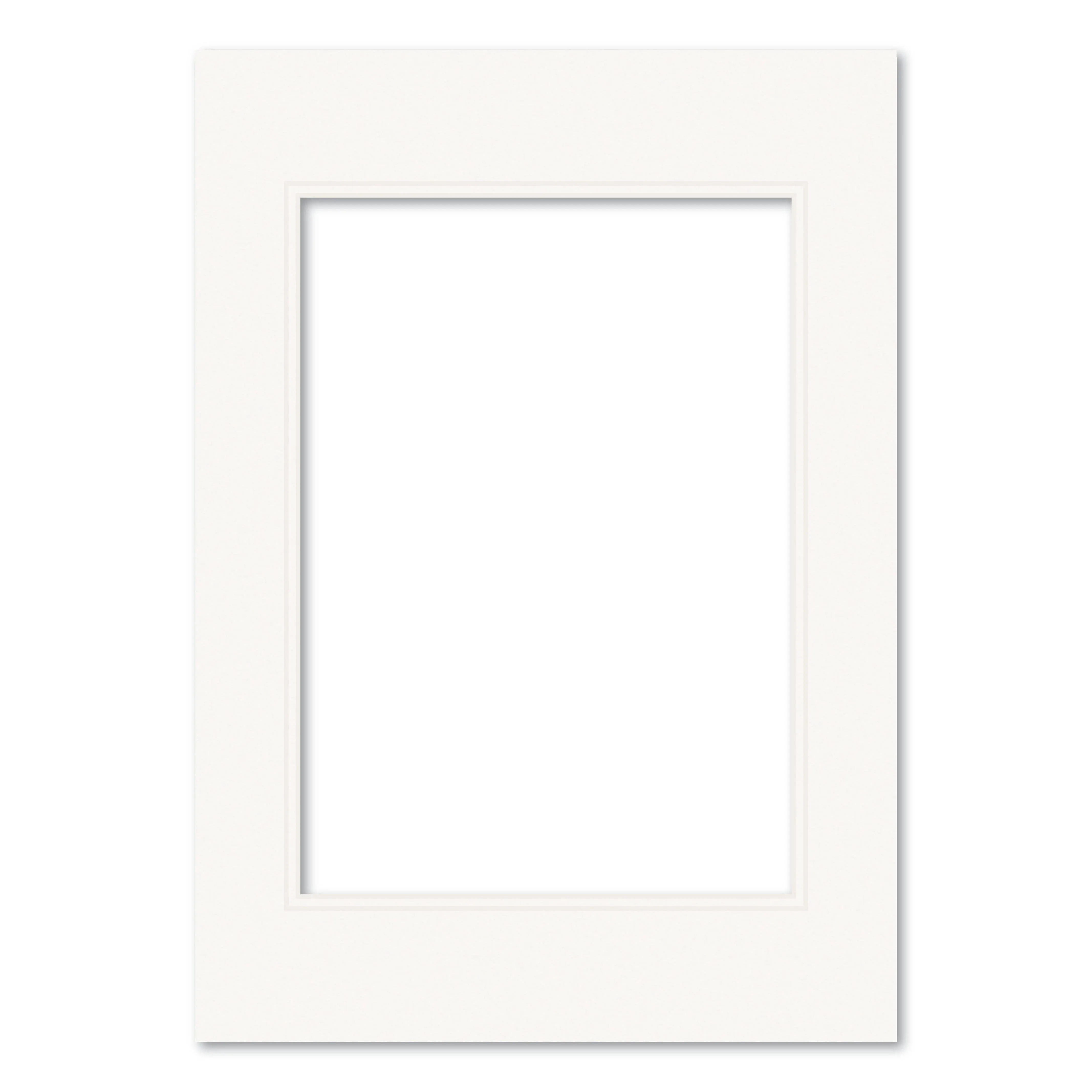 Ice White Double Acid-Free Mat Board