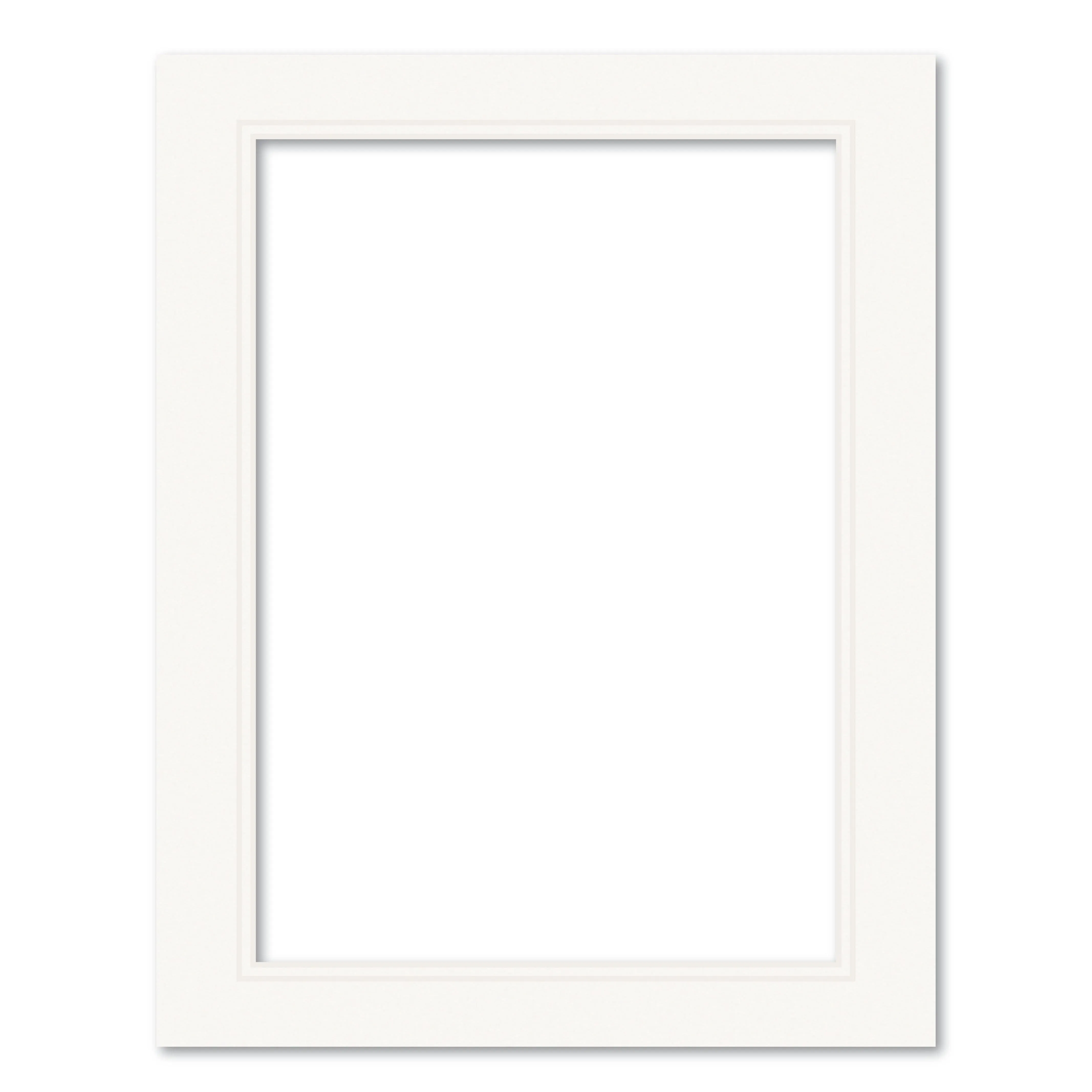 Ice White Double Acid-Free Mat Board