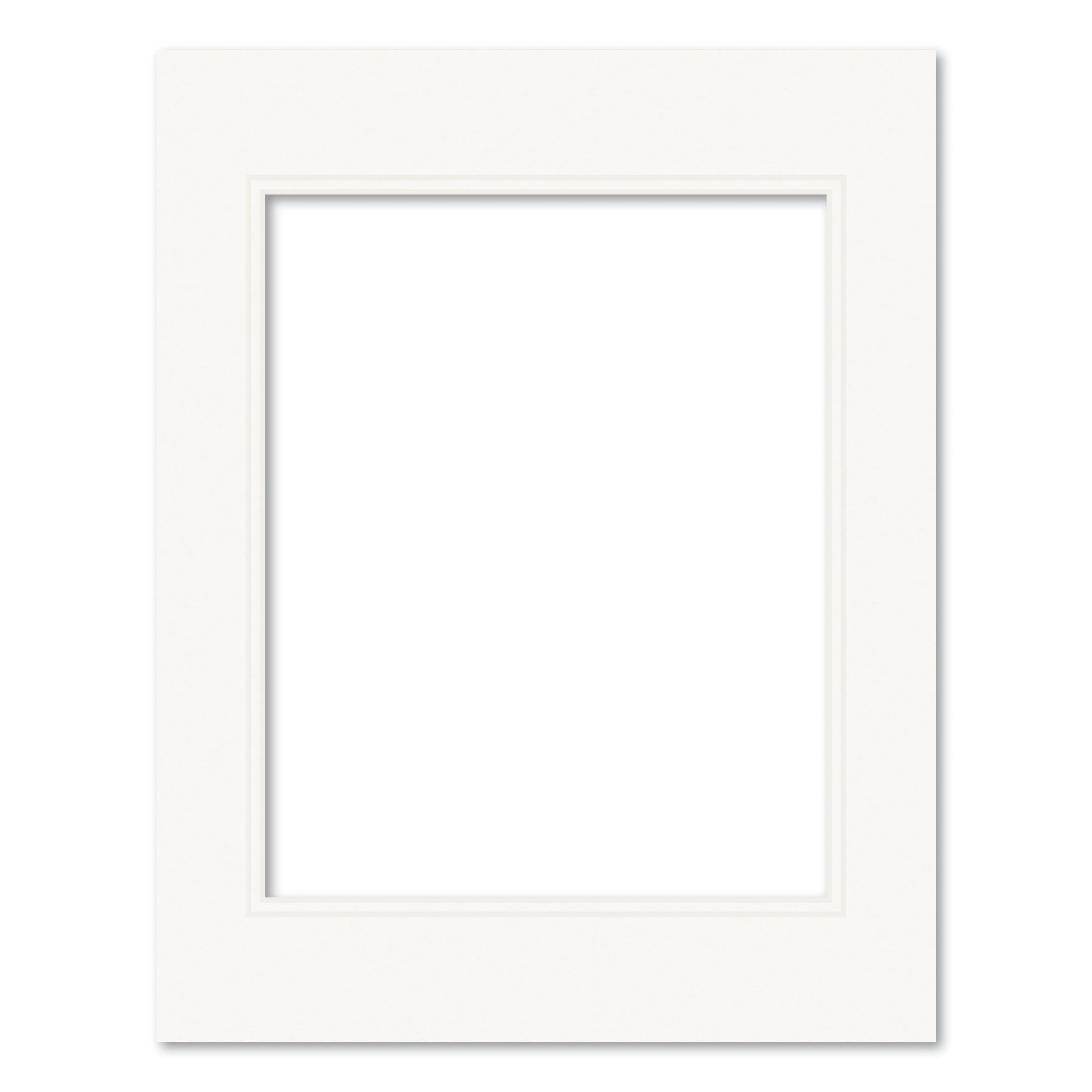 Ice White Double Acid-Free Mat Board