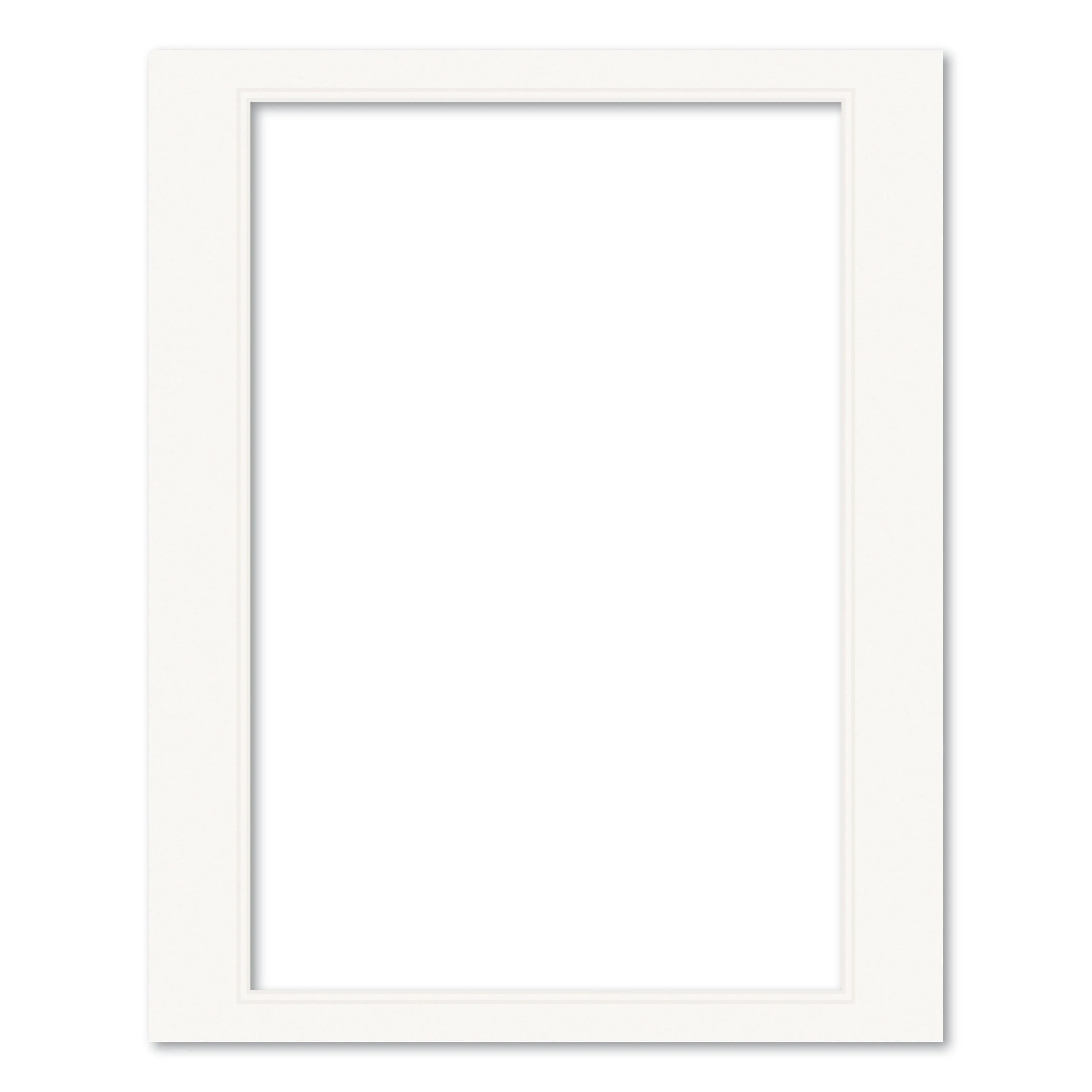 Ice White Double Acid-Free Mat Board