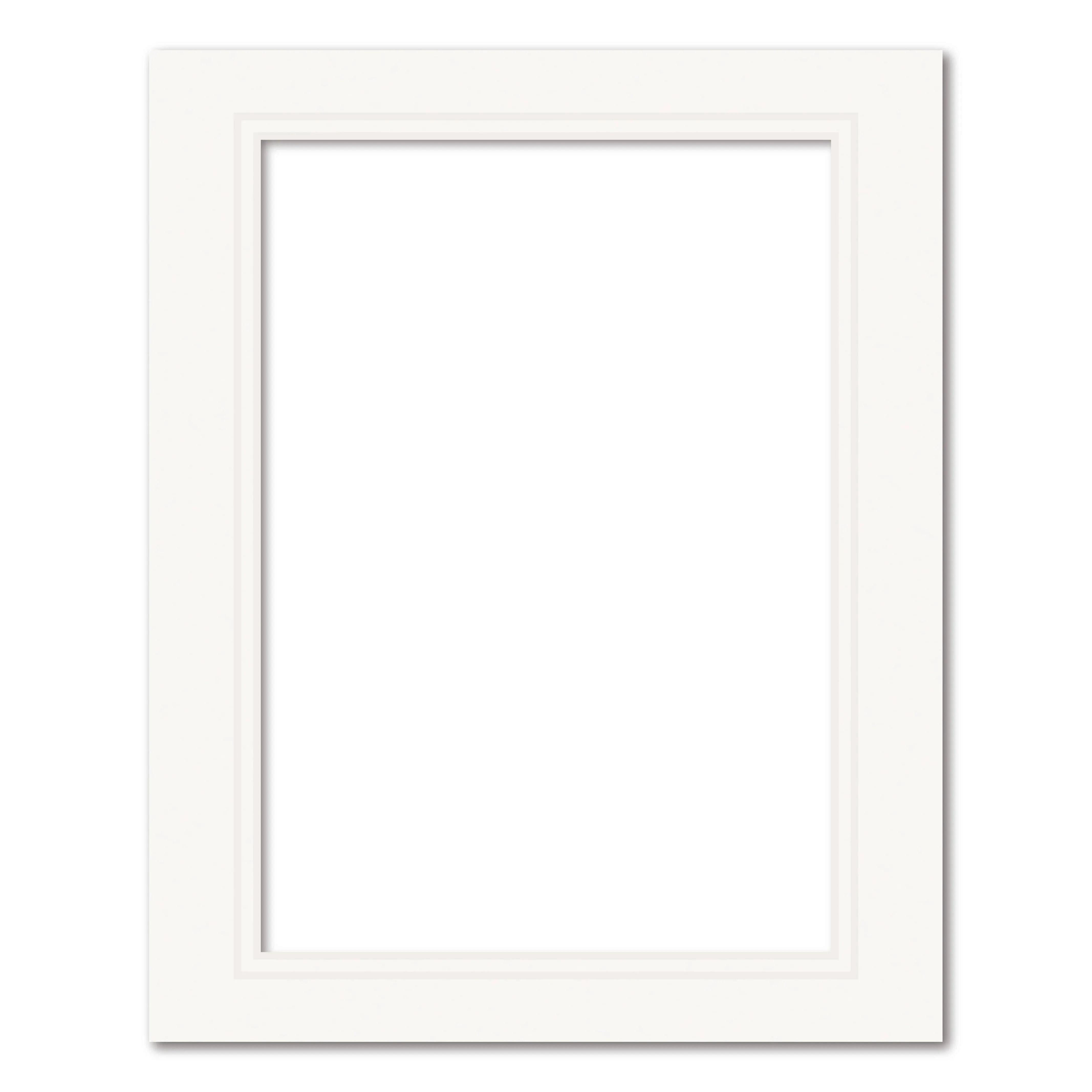 Ice White Double Acid-Free Mat Board