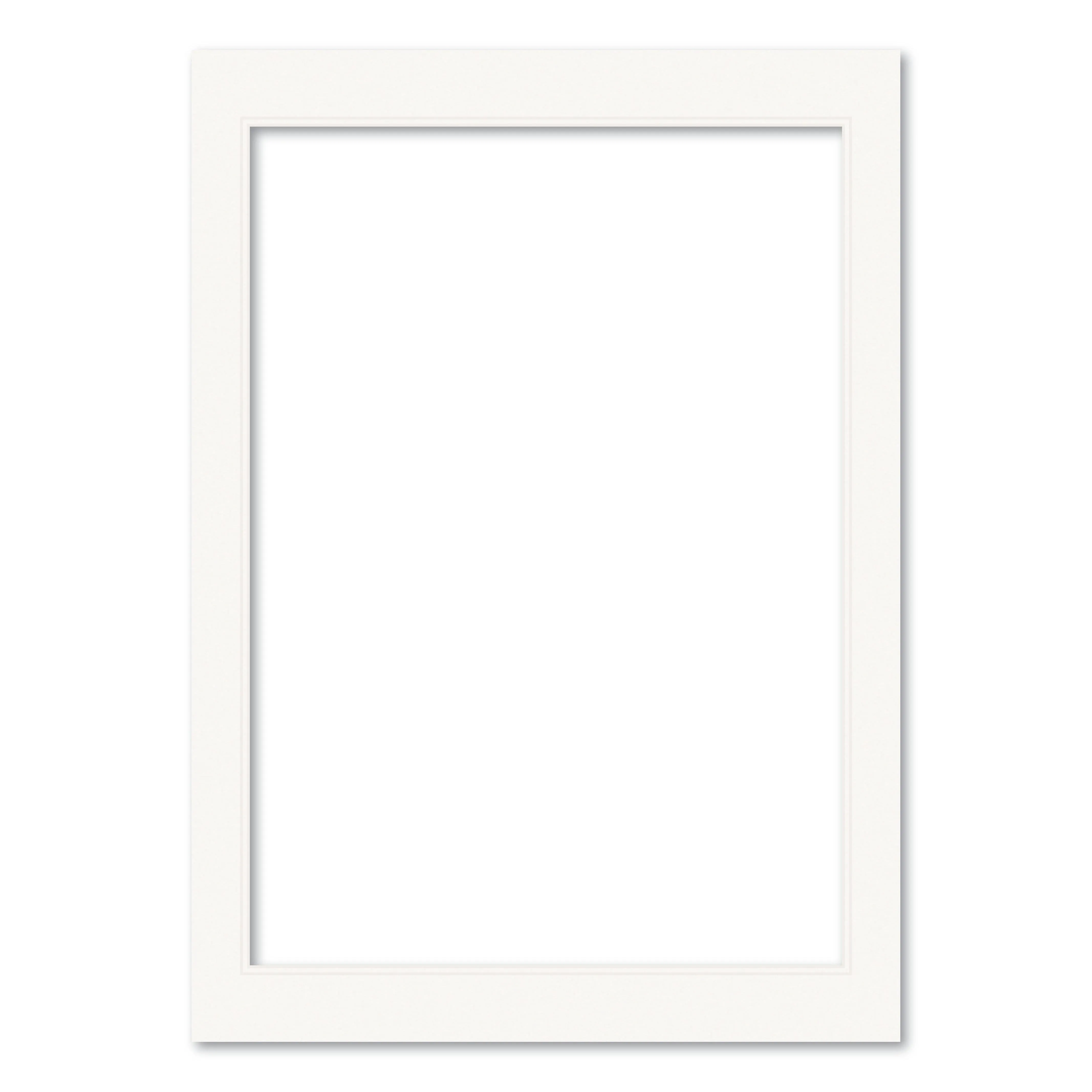Ice White Double Acid-Free Mat Board
