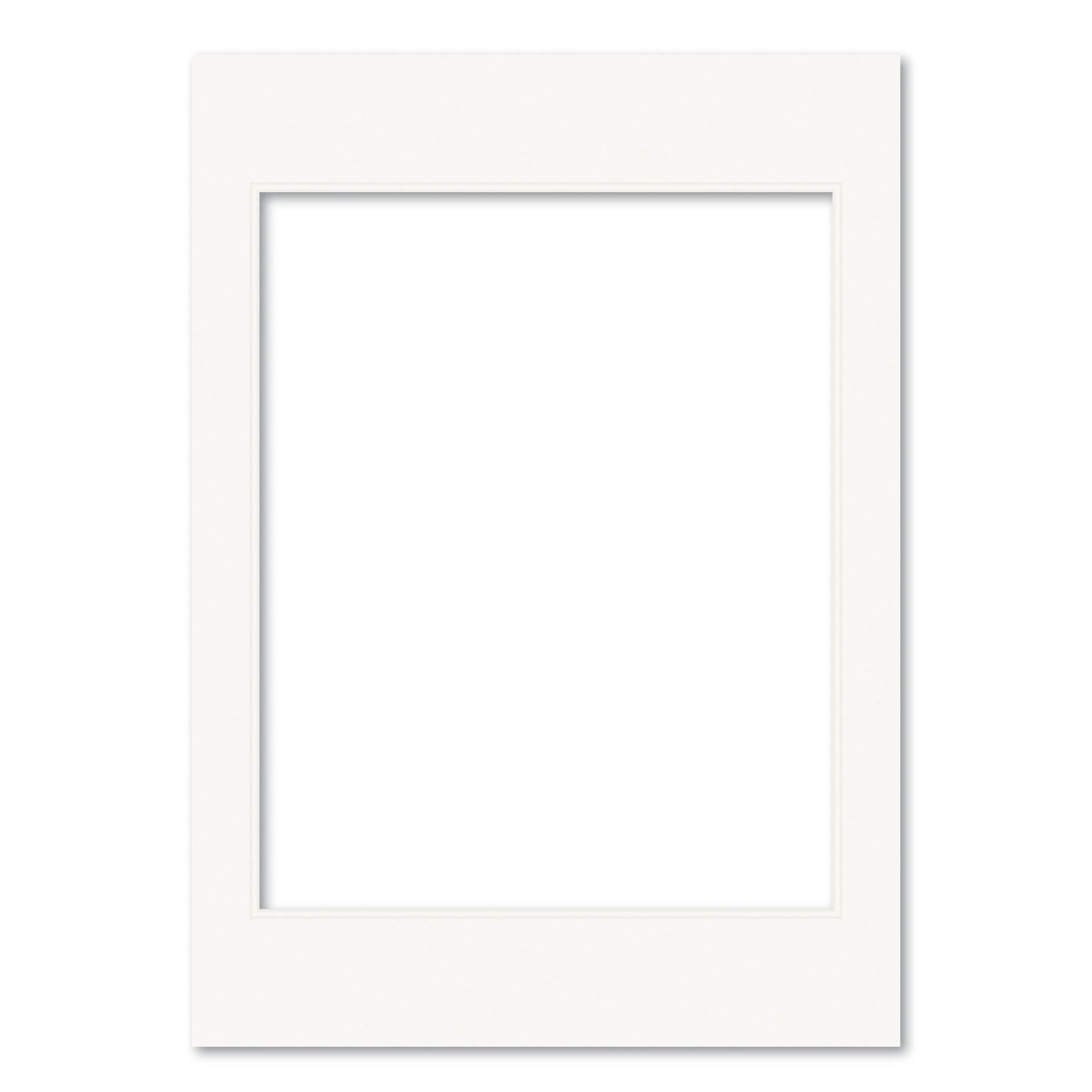 Ice White Double Acid-Free Mat Board