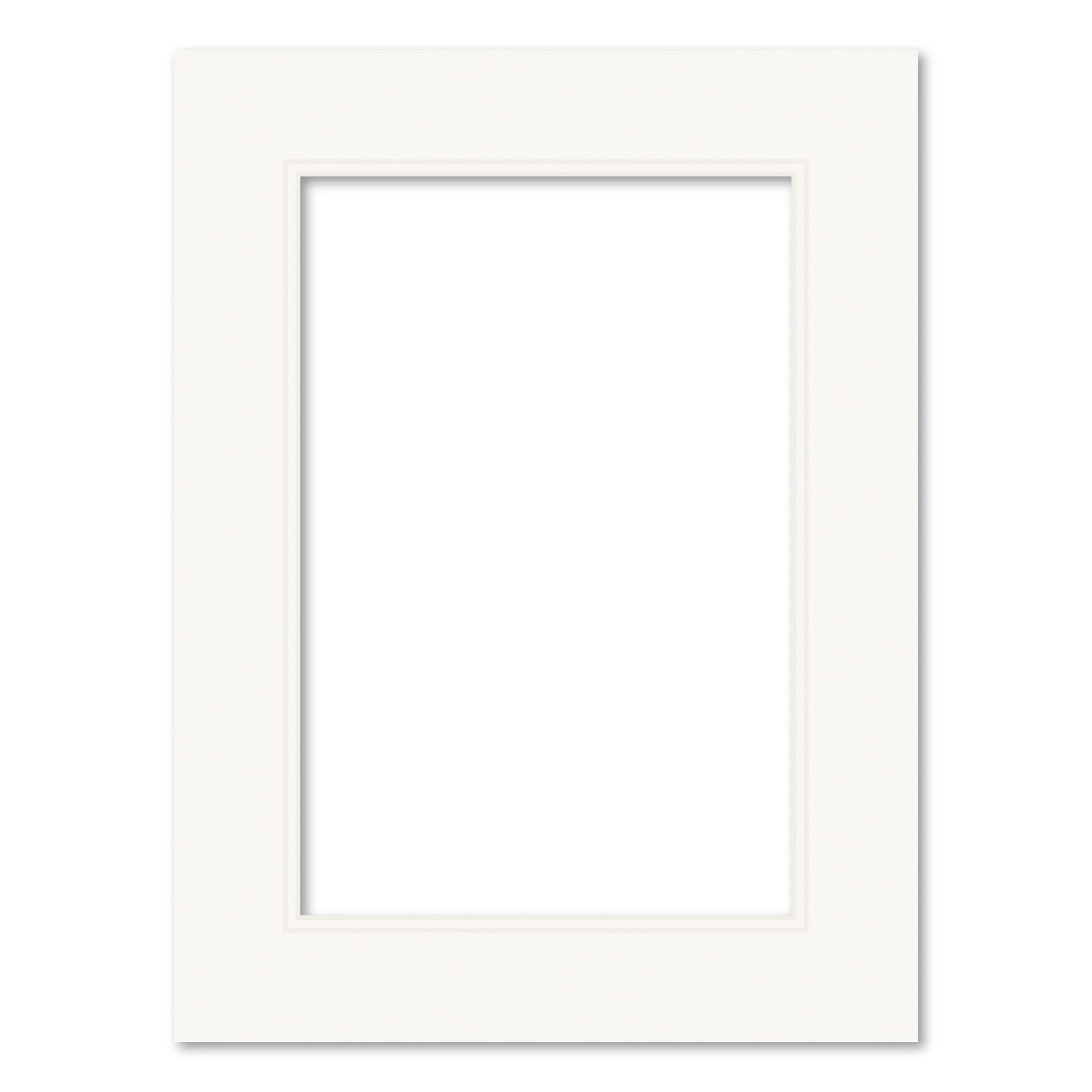 Ice White Double Acid-Free Mat Board