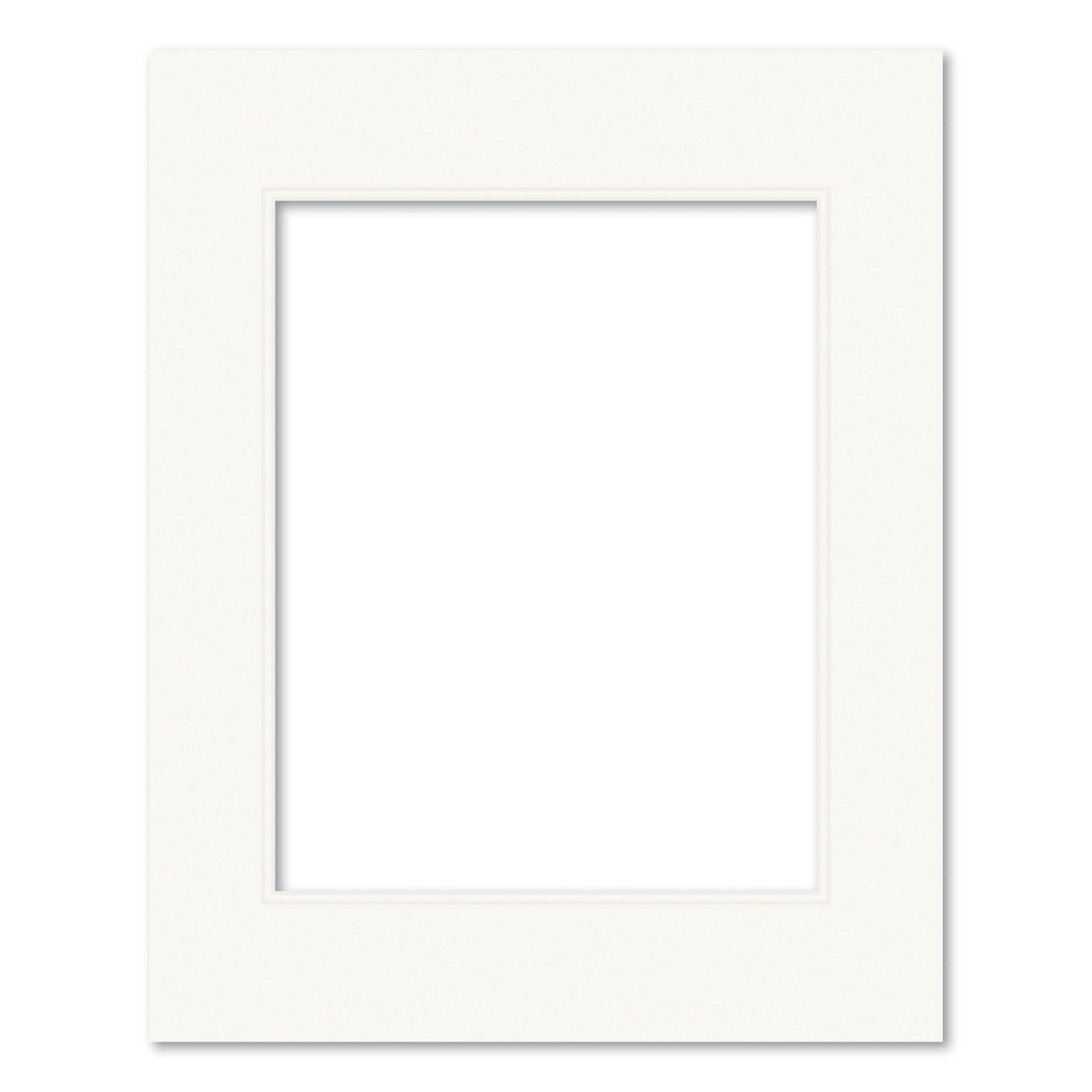 Ice White Double Acid-Free Mat Board