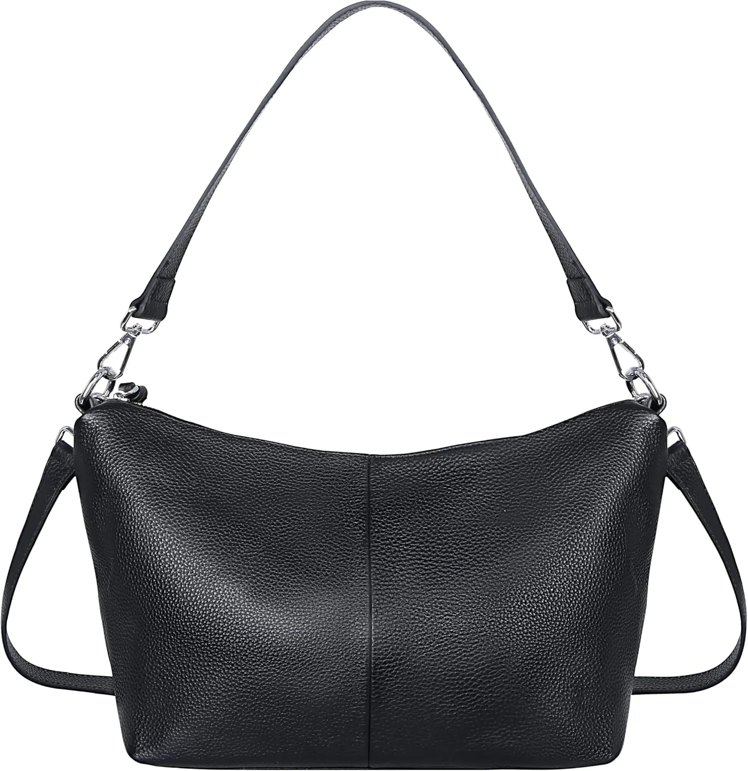 Iswee Genuine Leather Shoulder Bags Purse Totes Hobo Bucket Handbags Top Handle Designer Leather Purses