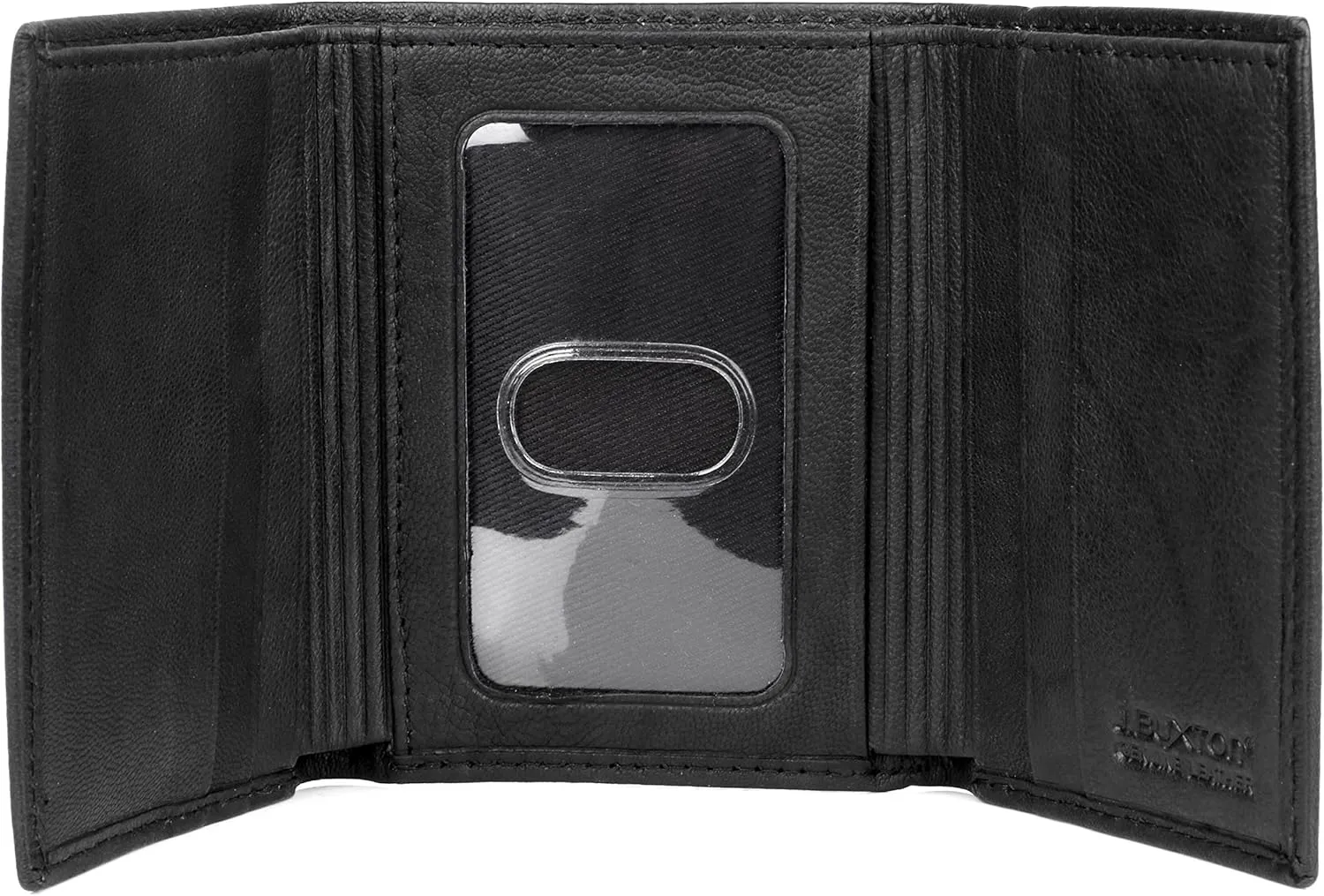 J. Buxton Dakota Three-Fold Black