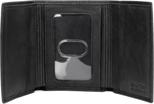 J. Buxton Dakota Three-Fold Black