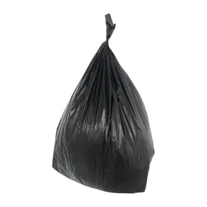 Jantex Heavy Duty Bin Bags Black 70Ltr (Pack 100)