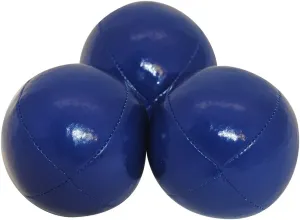Juggling Balls Professional Style Set of 3 - How to Juggle Kit with Bean Bags for Juggling for Beginners with Vibrant Colors, Great Feel, Ultra Durable (Blue)