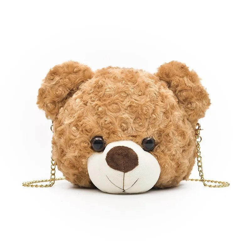 Kawaii Cute Plush Bear Crossbody Bag