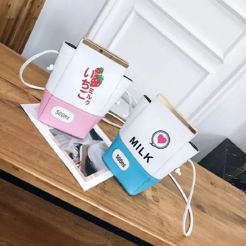 Kawaii Japanese Milk Shoulder Bag