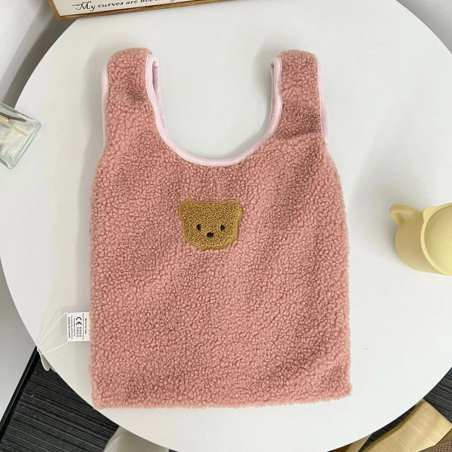 Kawaii Lamb Plush Personalized Mommy Bag 🐑✨ | Multifunctional Baby & Mom Crossbody Tote 🌈👜