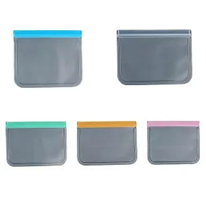 Keep Food Fresh Storage Bags 5Colors 10PCS