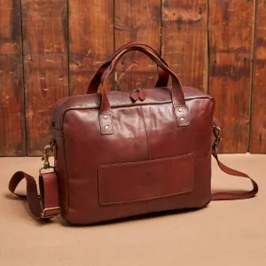 Kingsley Heath Double Zip Messenger Tan