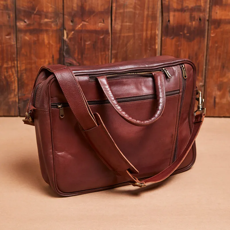 Kingsley Heath Messenger Backpack Tan