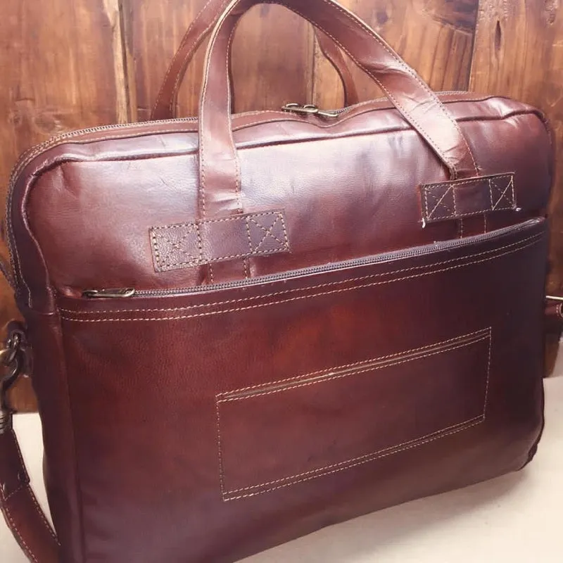 Kingsley Heath Professional Messenger Bag Tan