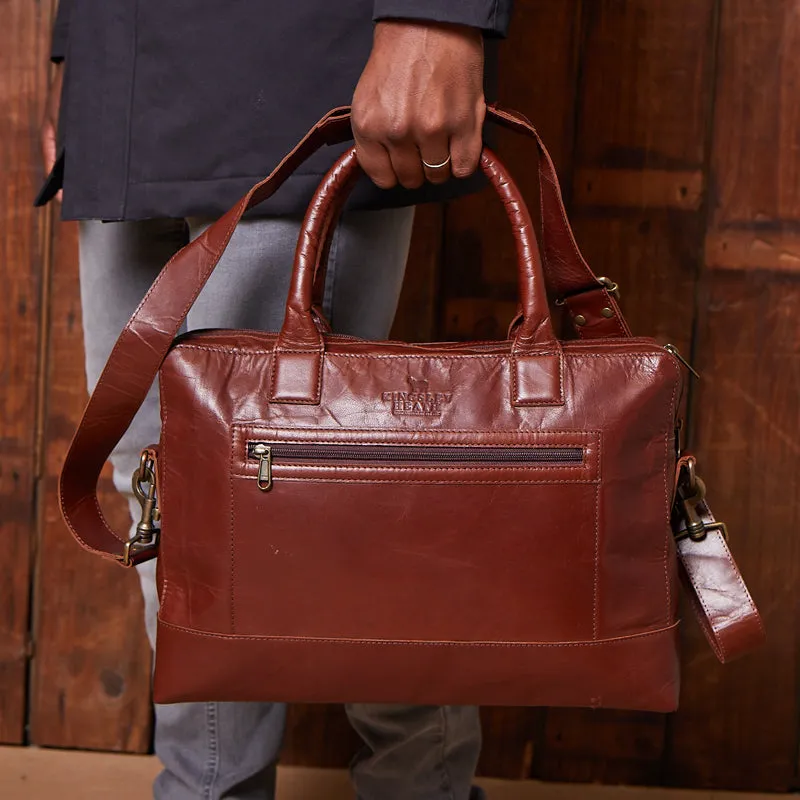 Kingsley Heath Zipped Messenger Tan
