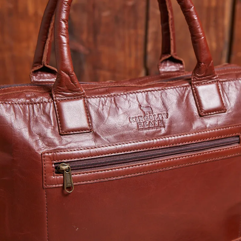 Kingsley Heath Zipped Messenger Tan