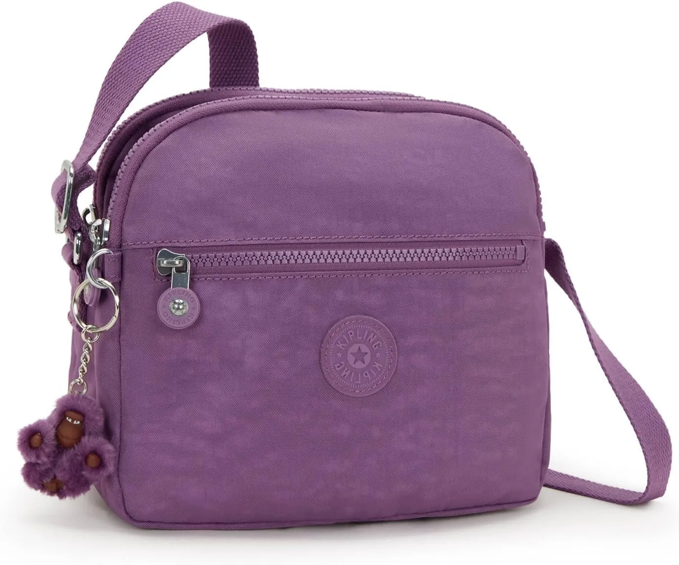 Kipling Women’s Keefe Crossbody, Lightweight Everyday Purse, Nylon Shoulder Bag