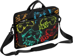Laptop Bag for Women Men, 15.6 inch Messenger Shoulder Bags, Water Resistant Computer Bag Sleeve