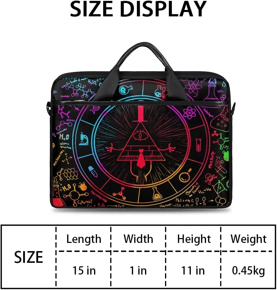 Laptop Bag for Women Men, 15.6 inch Messenger Shoulder Bags, Water Resistant Computer Bag Sleeve