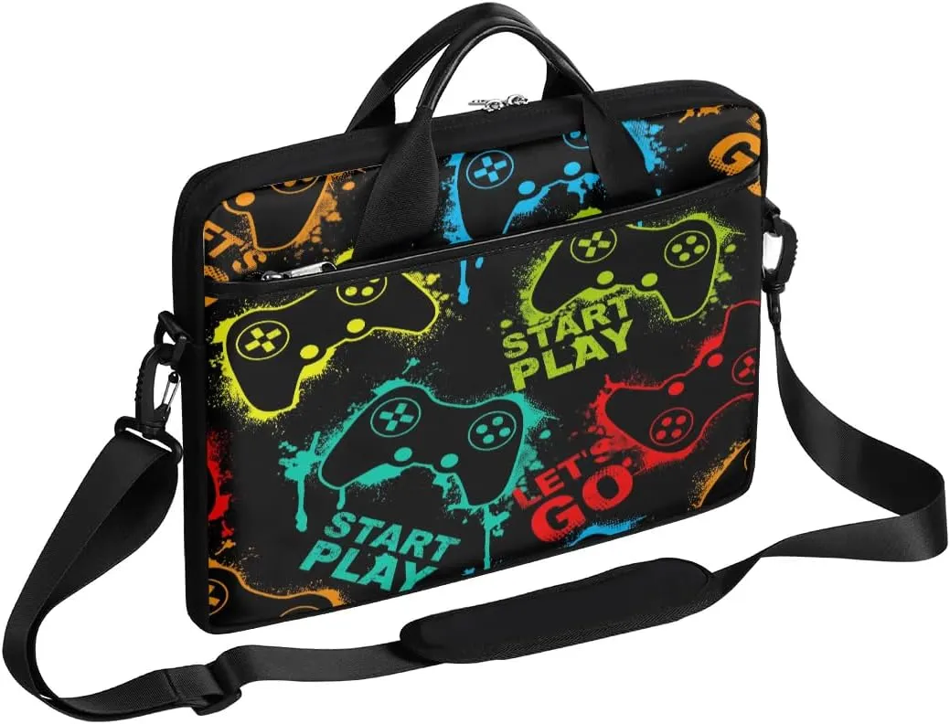 Laptop Bag for Women Men, 15.6 inch Messenger Shoulder Bags, Water Resistant Computer Bag Sleeve