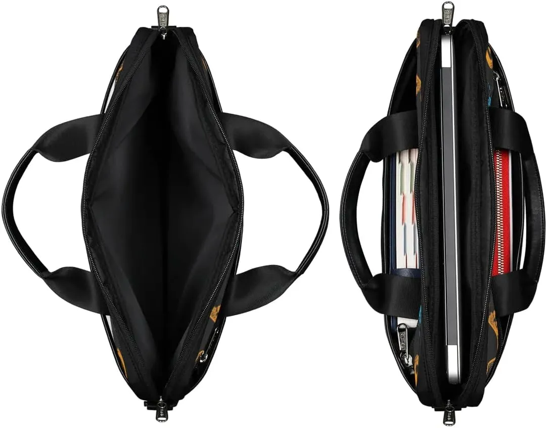Laptop Bag for Women Men, 15.6 inch Messenger Shoulder Bags, Water Resistant Computer Bag Sleeve