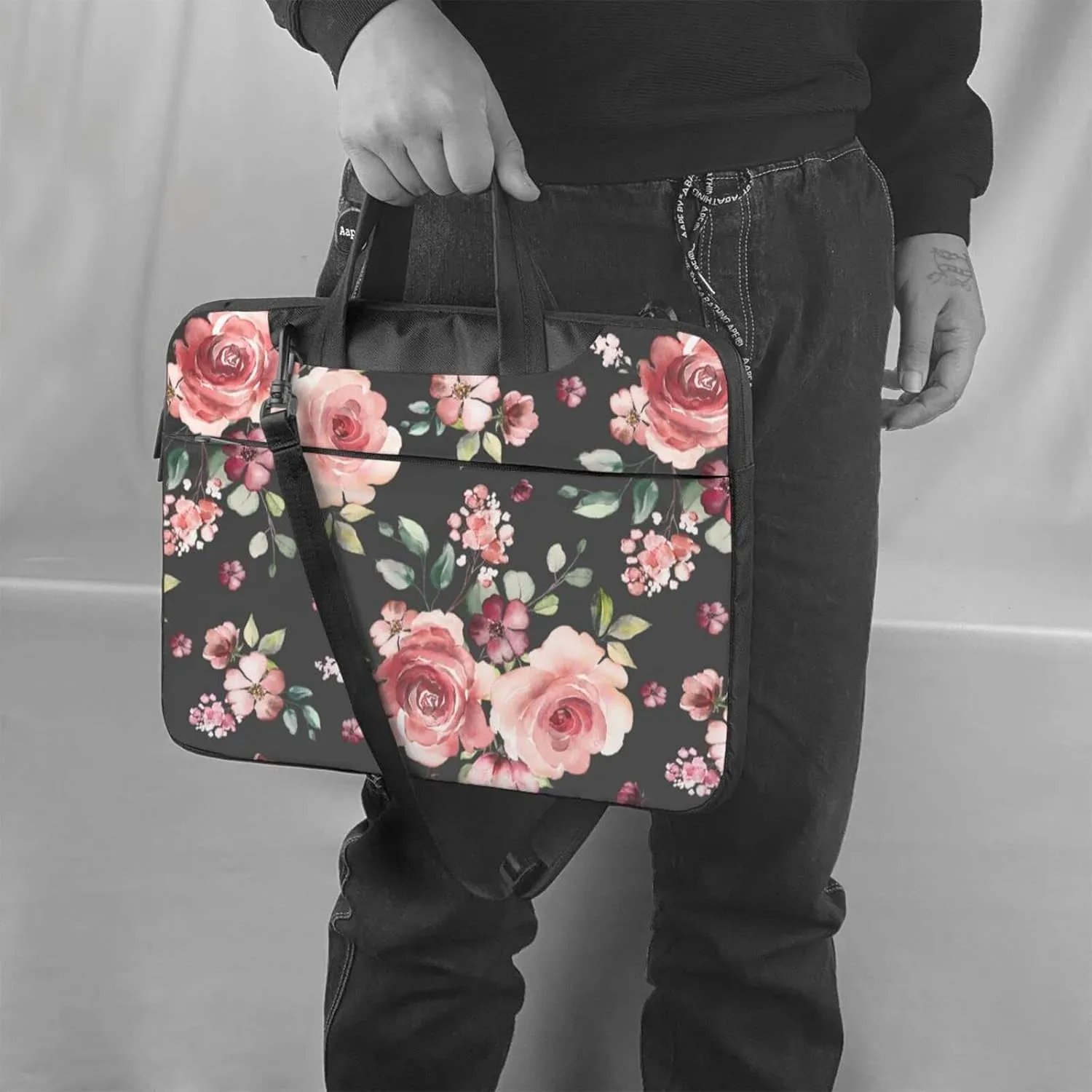 Laptop Bag For Women Men Laptop Case Briefcase for 13/14/15.6 Inch Laptop or Tablet Shoulder Messenger Computer Bag Sleeve