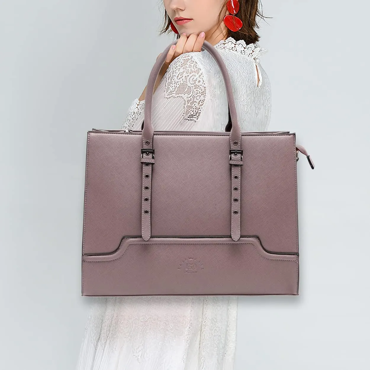 Laptop Bag for Women,15.6 17 Inch Tote Bag,Ideal Gifts for Women,Work Bag,Teacher Bag,Graduation Gifts for College