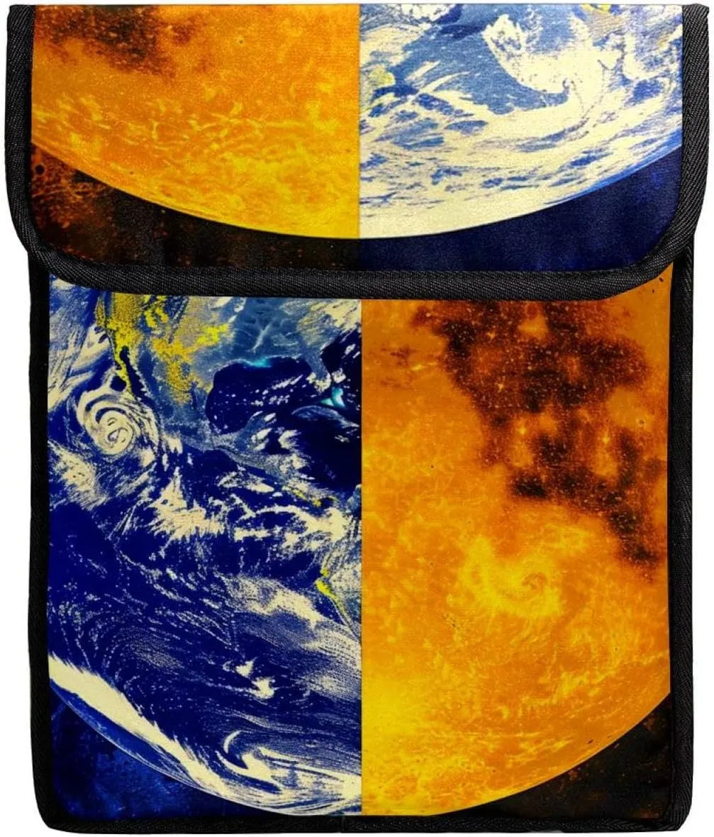 Laptop Bag for Women,Computer Bags for Women,for Laptop or Tablet,Yin Yang Gossip Abstract Earth