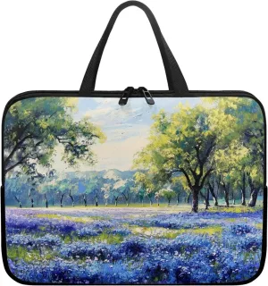 Laptop Bag Sleeve Computer Protective Case Tablet Carrying Cover with Handle Tote Bags for Work Zipper Handbag