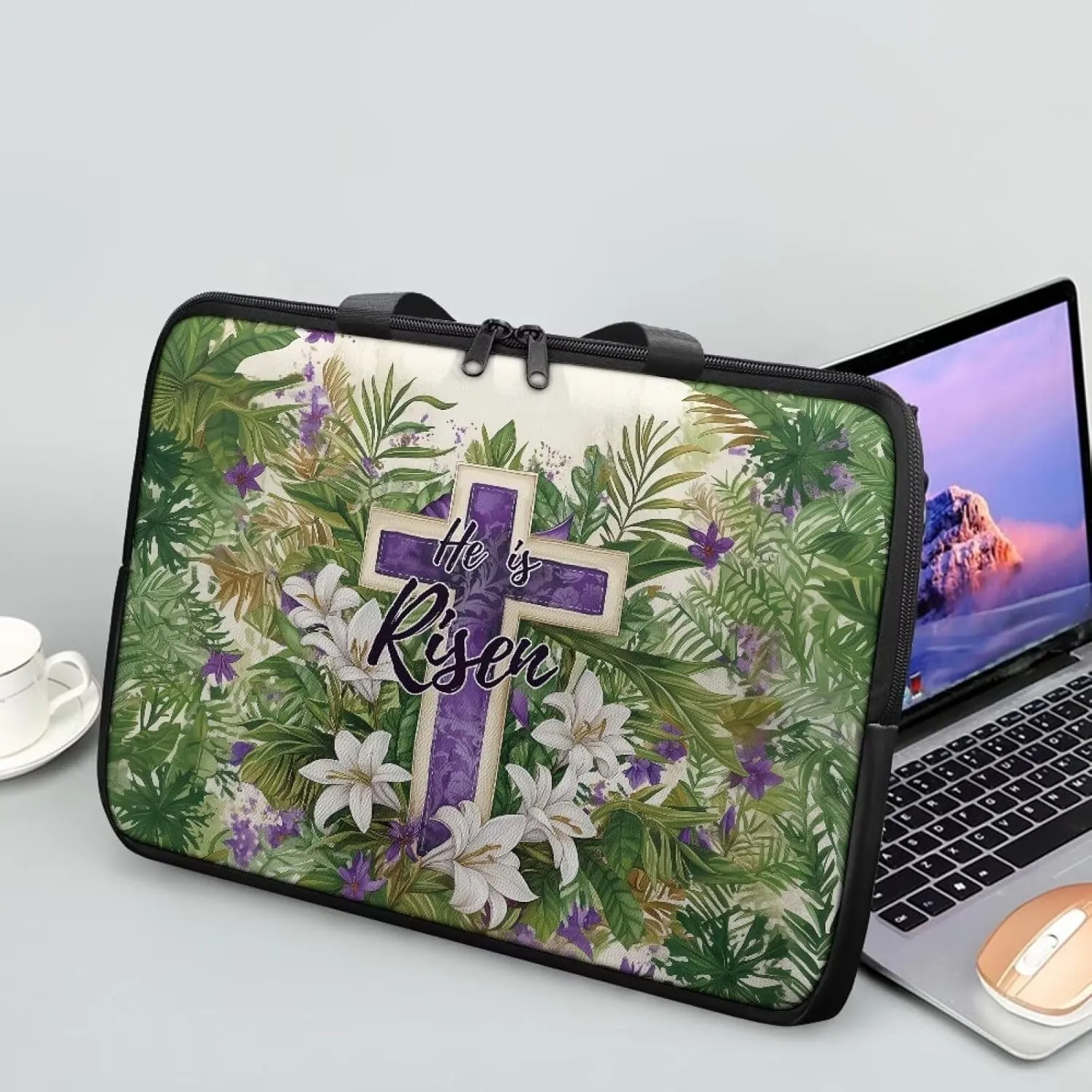 Laptop Bags Designer Pu Leather Laptop Carrying Case Soft Portable Computer Briefcase Leather Bag