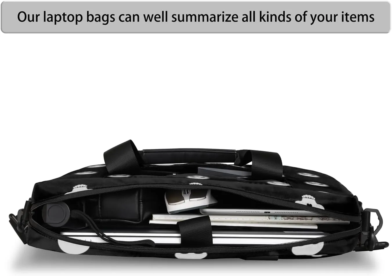 Laptop Shoulder Bag 14 15 15.6 inch Computer Bags Travel Offices Work Carrying Handbag Briefcase