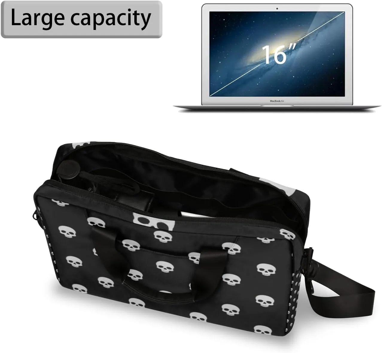 Laptop Shoulder Bag 14 15 15.6 inch Computer Bags Travel Offices Work Carrying Handbag Briefcase