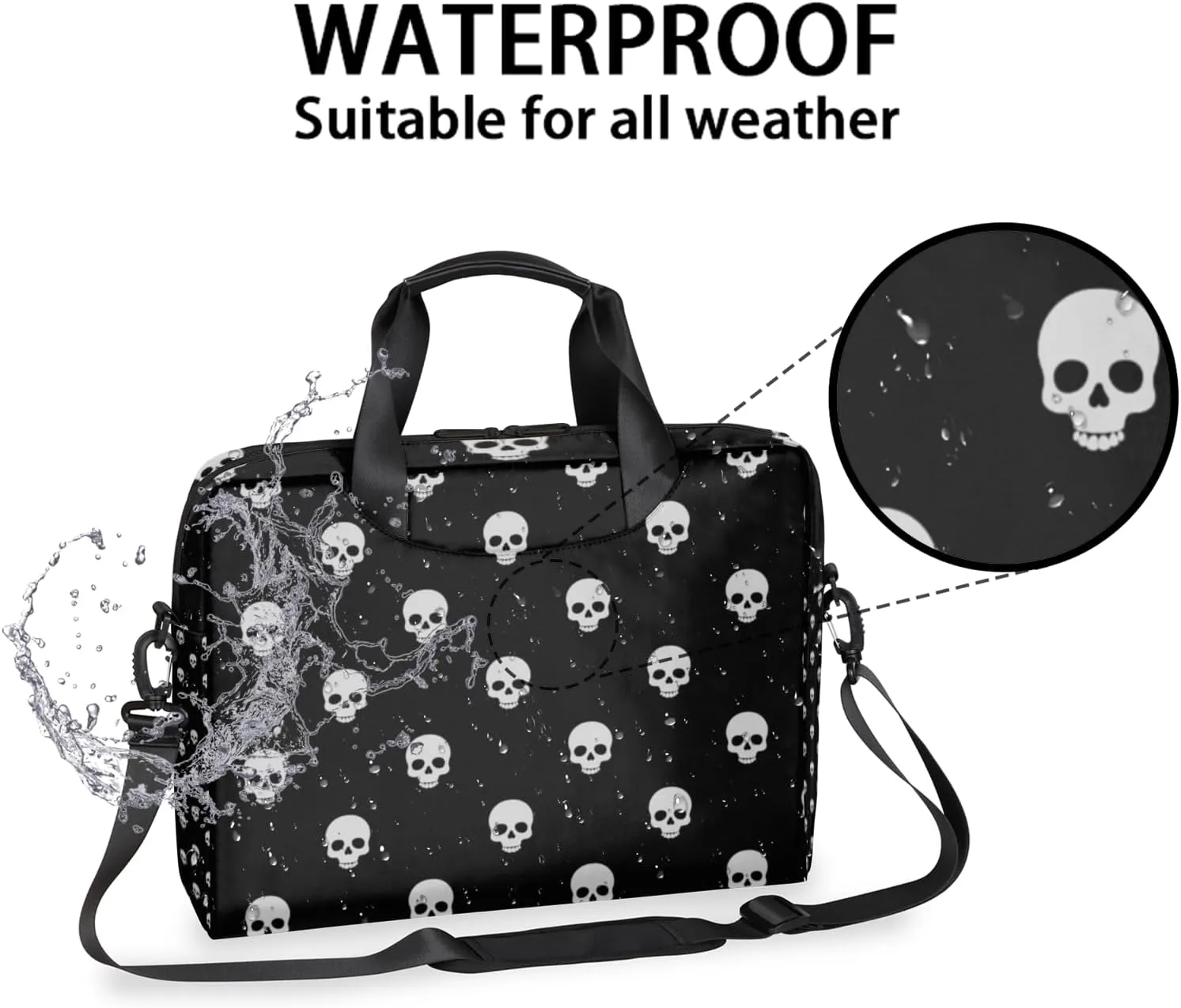 Laptop Shoulder Bag 14 15 15.6 inch Computer Bags Travel Offices Work Carrying Handbag Briefcase