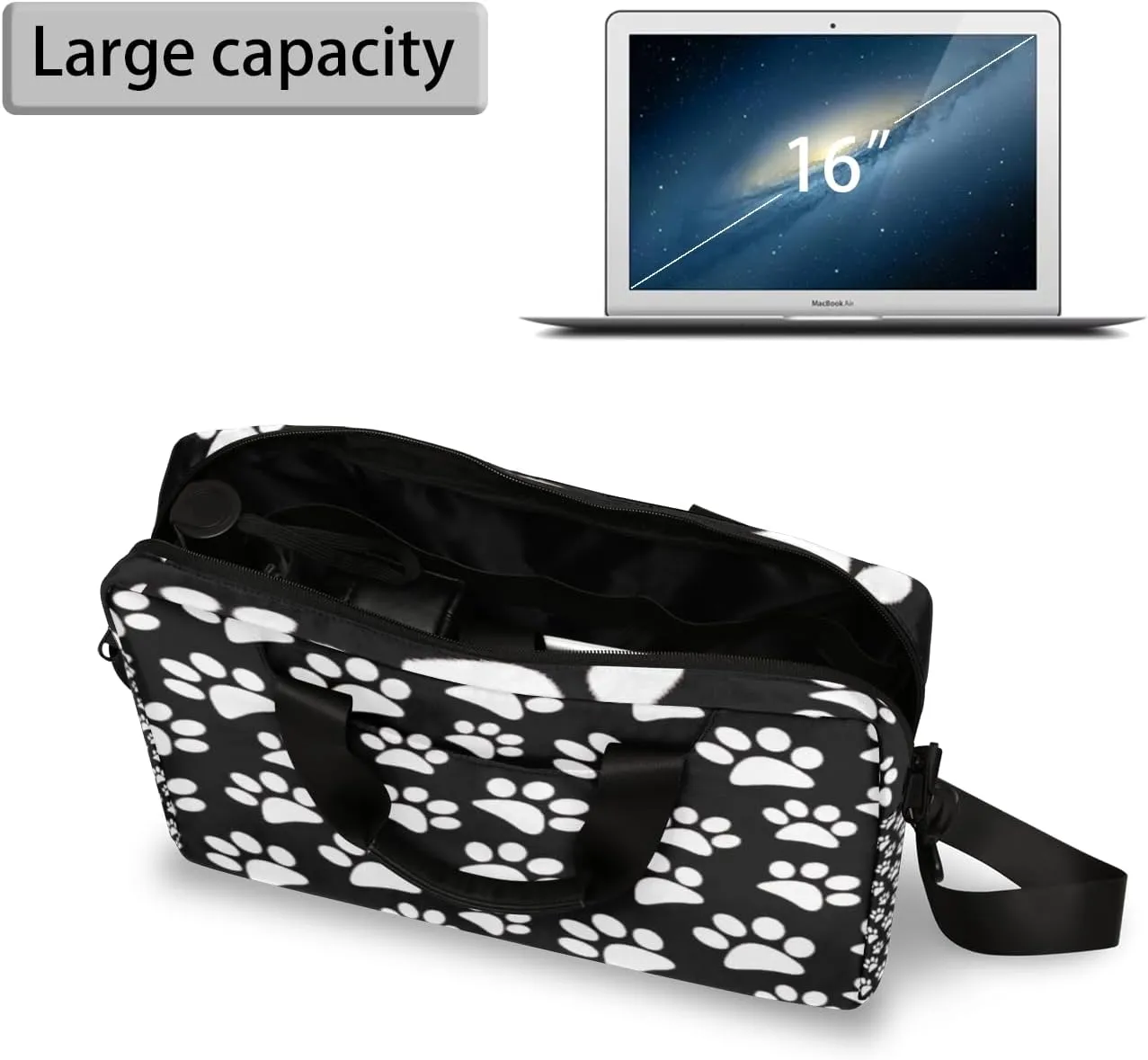 Laptop Shoulder Bag 14 15 15.6 inch Computer Travel Offices Work Briefcase Bags