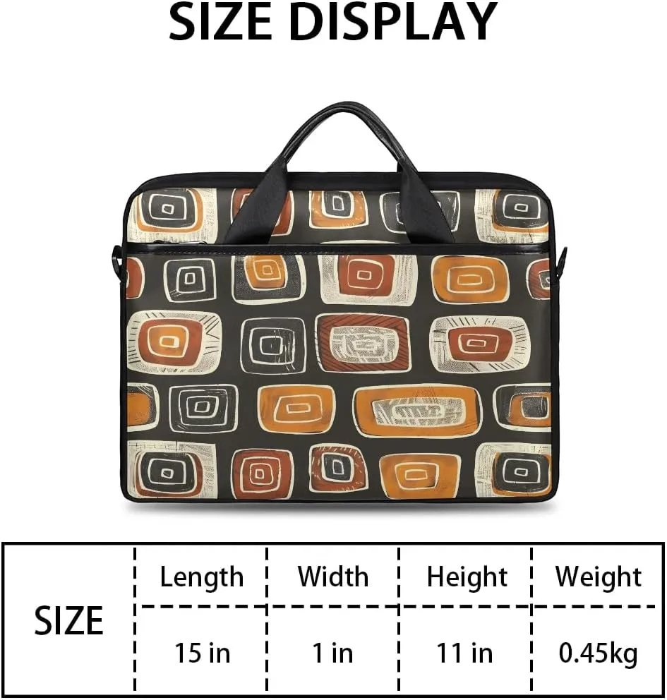 Laptop Shoulder Bag Computer Bag 13-15 Inches Laptop Carrying Case with Shoulder Strap for Women Men