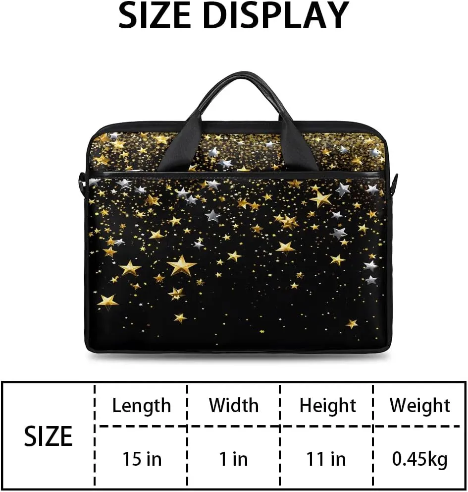 Laptop Shoulder Bag Computer Bag 13-15 Inches Laptop Carrying Case with Shoulder Strap for Women Men