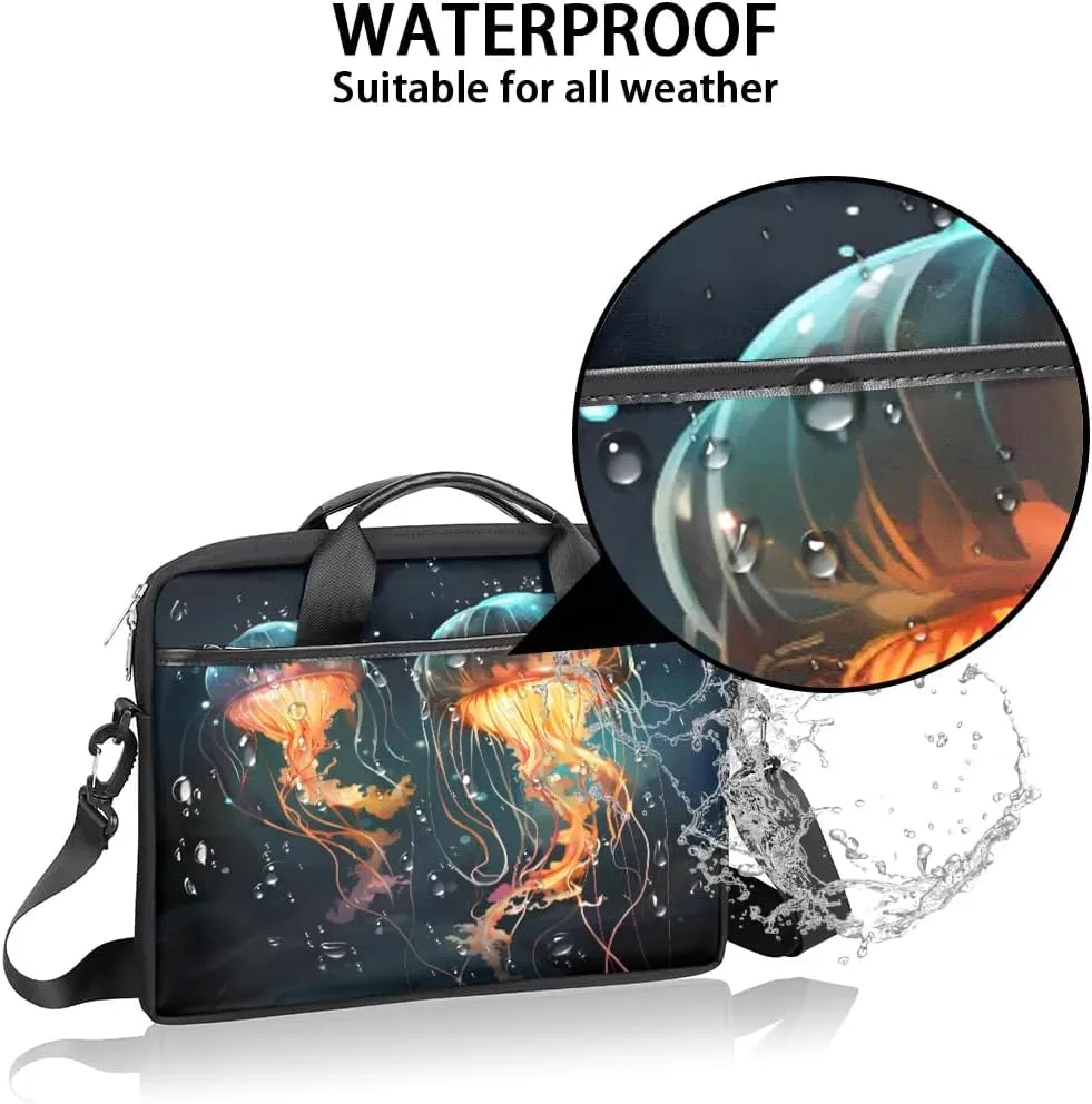 Laptop Shoulder Bag Computer Bag 13-15 Inches Laptop Carrying Case with Shoulder Strap for Women Men