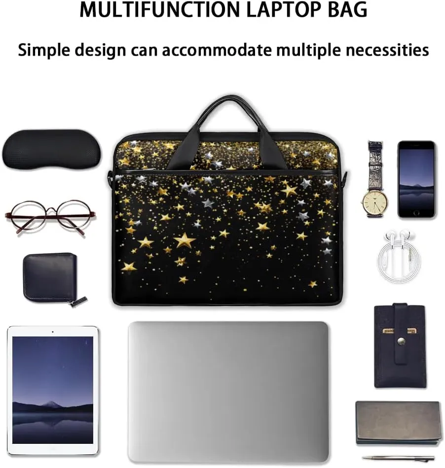 Laptop Shoulder Bag Computer Bag 13-15 Inches Laptop Carrying Case with Shoulder Strap for Women Men
