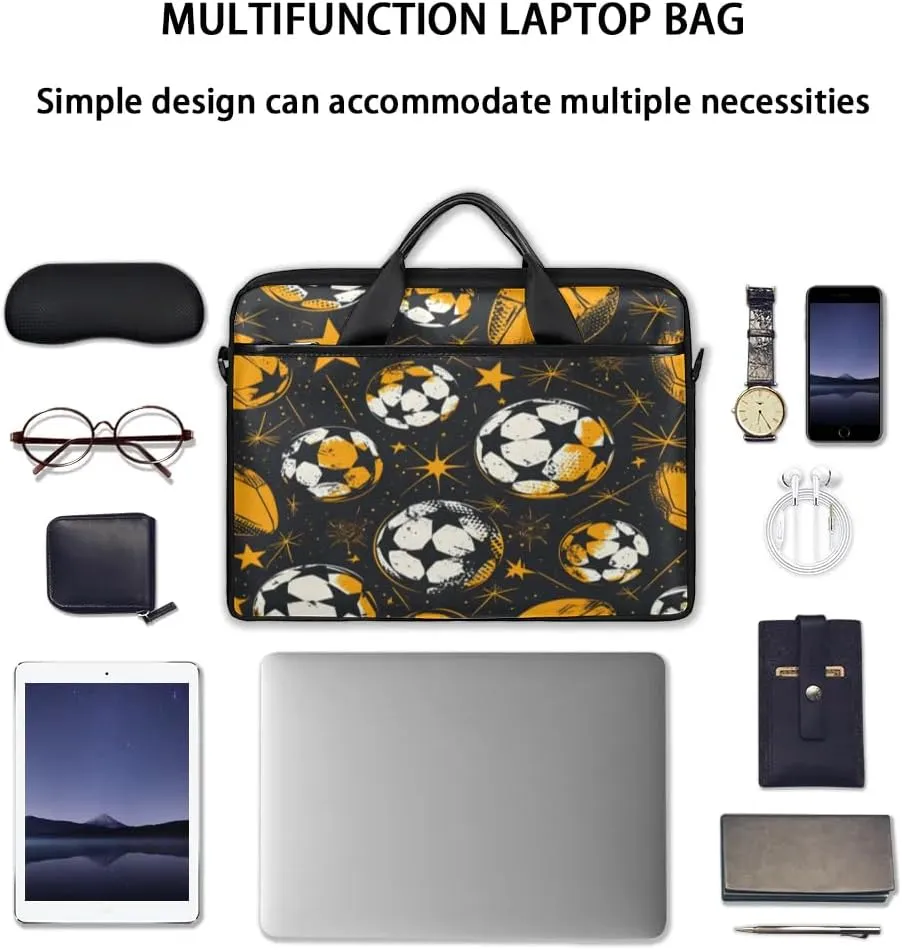 Laptop Shoulder Bag Computer Bag 13-15 Inches Laptop Carrying Case with Shoulder Strap for Women Men