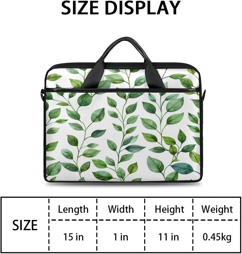 Laptop Shoulder Bag Computer Bag 13-15 Inches Laptop Carrying Case with Shoulder Strap for Women Men